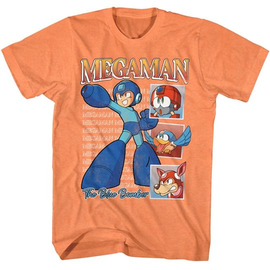 Mega Man The Blue Bomber Gaming Shirt