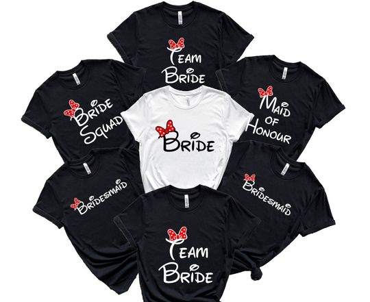 Disney Bride Shirt, Disney Bachelorette Tee, Bachelorette party Shirt, Team Bride Shirt, Disney Bride Squad Shirt, Disney Bridal Party Shirt