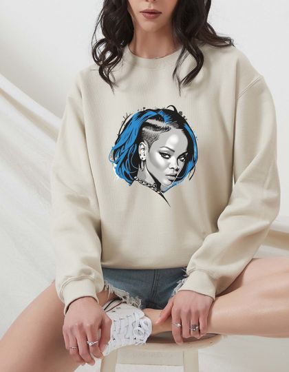 Rihanna Graphic Sweatshirt, Rihanna Merch