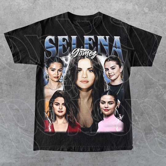 Limited Selena Gomez Vintage T-Shirt, Gift For Woman and Man Unisex T-Shirt