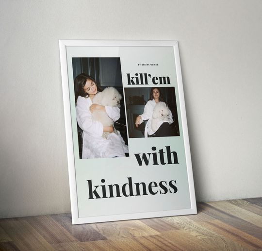 Selena Gomez Poster, Revival Album Poster, Poster Print,