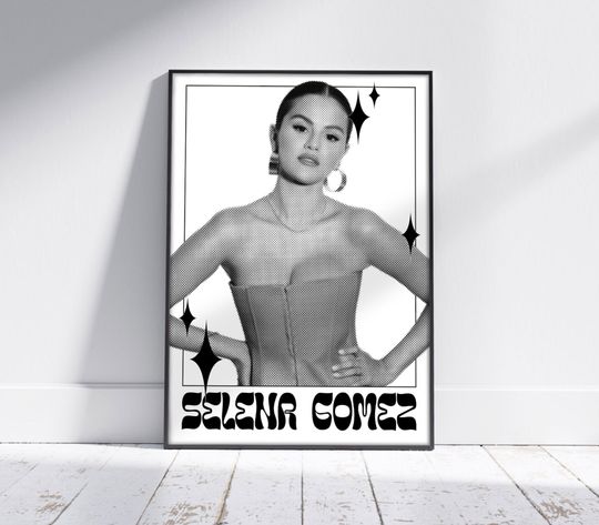 SELENA GOMEZ - Artist Art Poster| Selfmade Poster | Artist Cover |Art Poster | Wall Decoration
