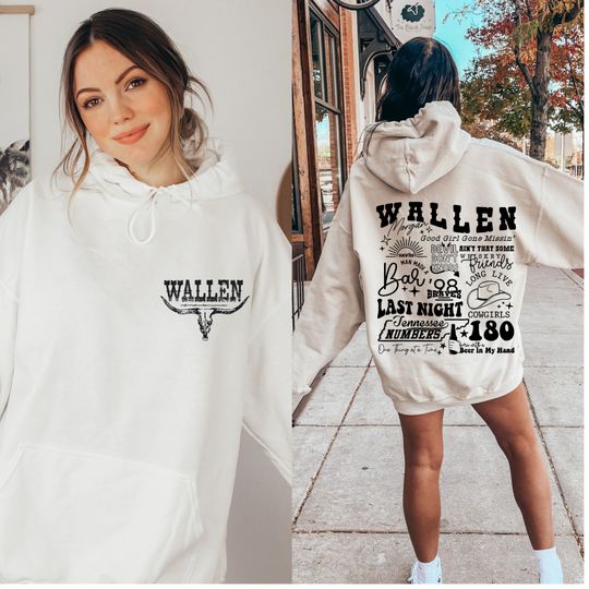 Vintage Wallen Country Music Hoodie, Western tour Hoodie
