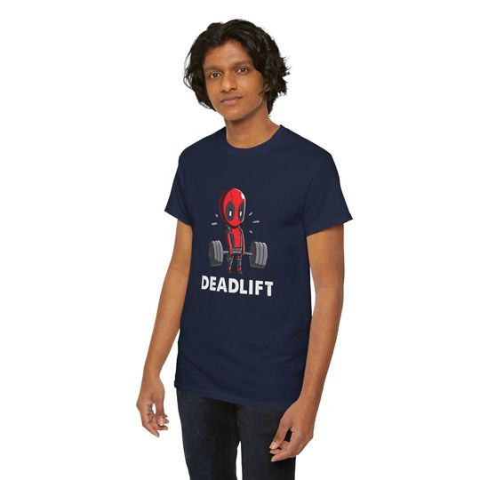 Deadpool Deadlift Cotton Tee