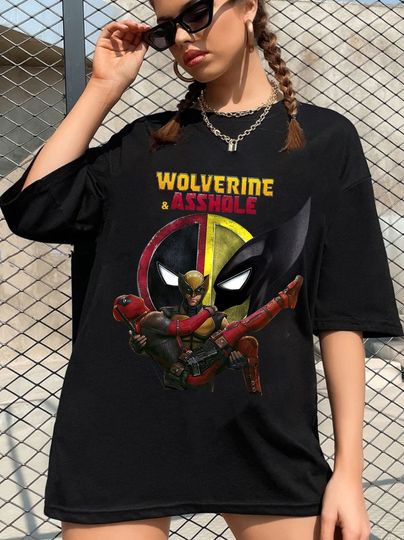 Deadpool 3 Shirt, Wolverine & Ahole Deadpool Shirt