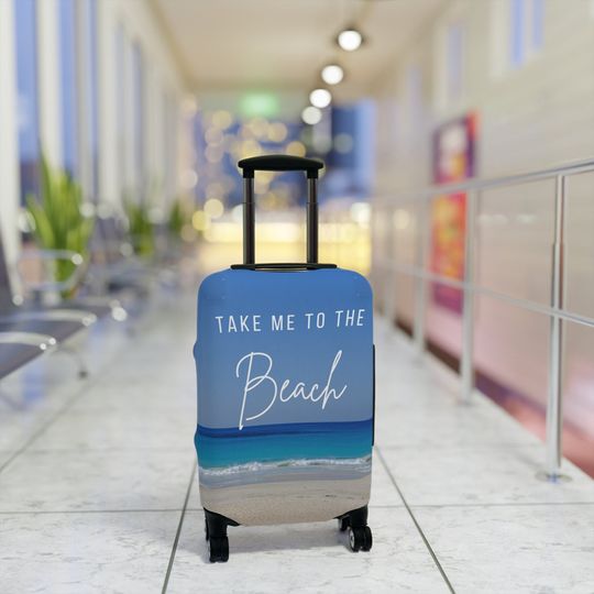 'Take me to the beach' Luggage Cover