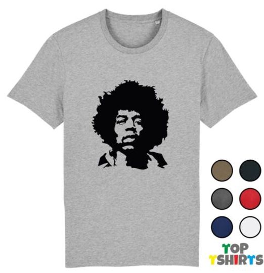JIMI HENDRIX Silhouette Tshirt Guitar legend Rock Star T Shirt