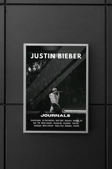 Justin Bieber | Justin Bieber Poster | Justin Bieber Album Poster | Jornals Poster | Justin Bieber Journals Album Poster