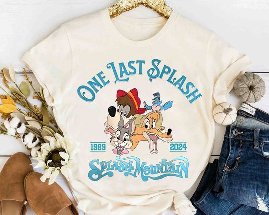 Disney Splash Mountain Shirt, Caroon Characters Shirt, Disney Family Trip