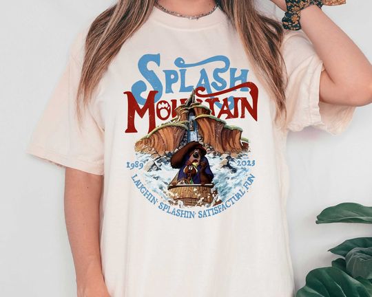 Disney Splash Mountain Shirt, Caroon Characters Shirt, Disney Family Trip