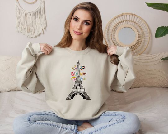 Disneyland Paris Princess Sweatshirt, Eiffel Tower Princesses Sweatshirt