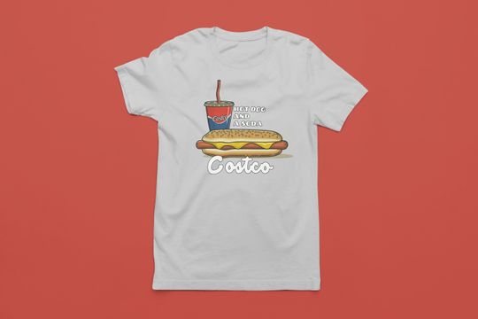 Premium Unisex Costco Shirt - Meme Costco hot dog