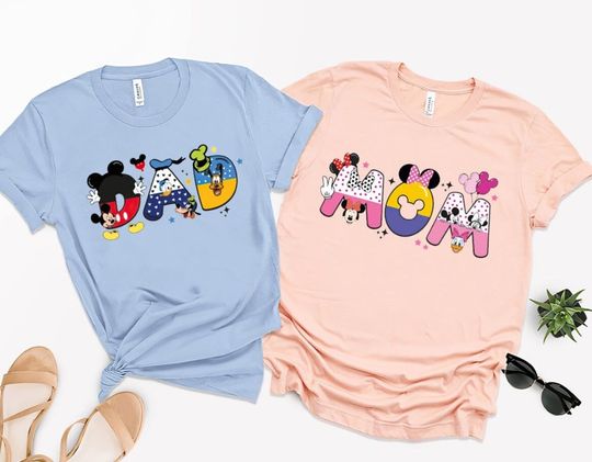 Disney Mom and Dad Shirts, Mickey Dad Shirt
