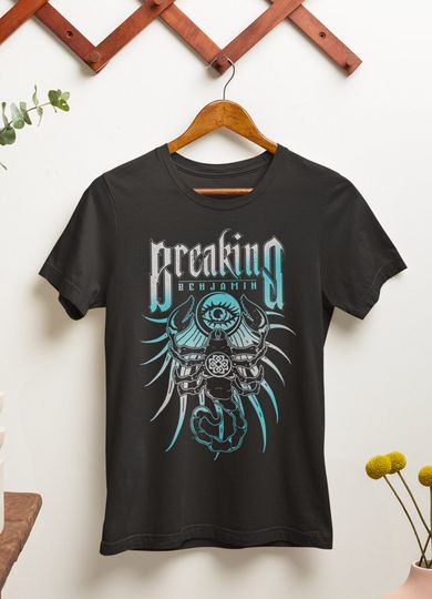 Breaking Benjamin T-Shirt - Metal Music Shirt - I Will Not Bow - So Cold - Angels Fall