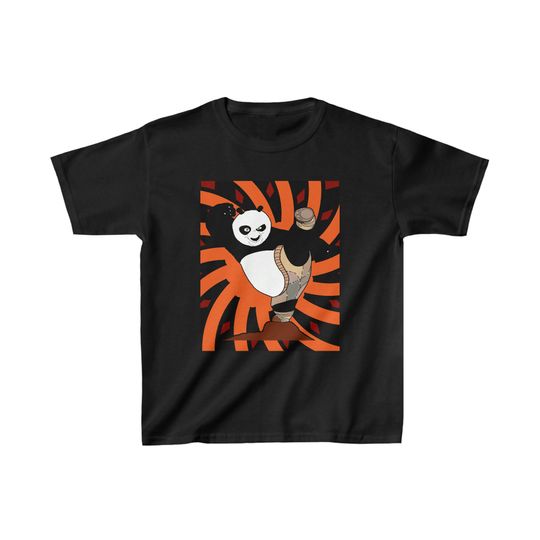 Kung Fu Panda, Panda Graphic Unisex Short Sleeve Tee