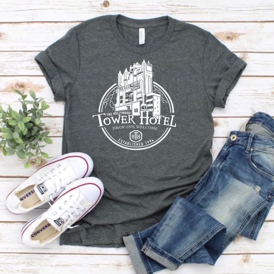 Tower of Terror Shirt. Hollywood Studios, Tower Hotel, tower of terror, magic kingdom shirt,