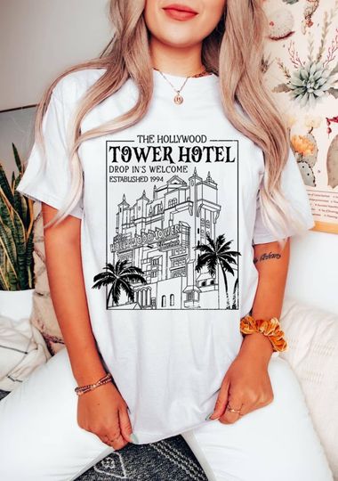The Hollywood Tower Hotel 1994 Shirt, Tower of Terror Halloween Shirt, Tower Hotel Halloween Shirt,