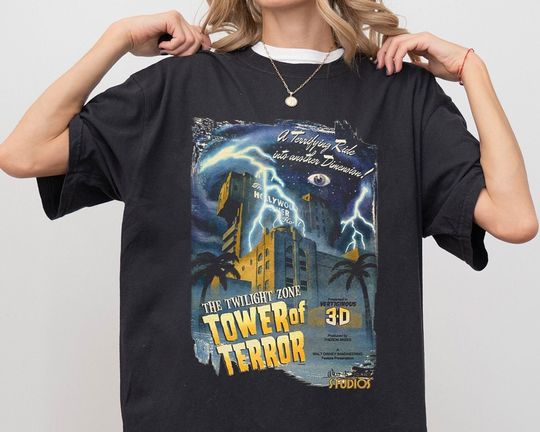 Retro Mickey And Friends Tower Of Terror Shirt, Mickey And Friends Shirt, Disneyworld Shirts