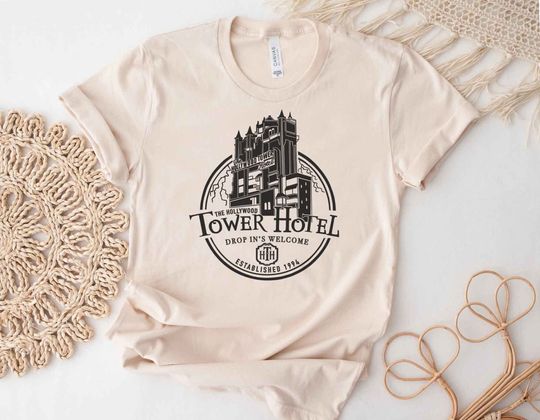 Tower of Terror Shirt, Hollywood Studios, Tower Hotel, Disney World, Disneyland Shirt