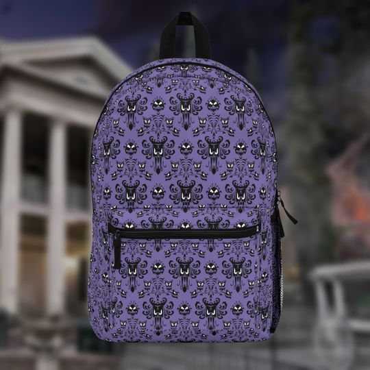 Haunted Mansion Backpack | Haunted Mansion Wallpaper | Disney Bag | Foolish Mortals