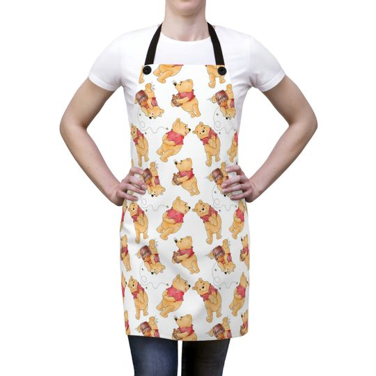 Winnie The Pooh cute Apron, Disney apron, Cooking apron
