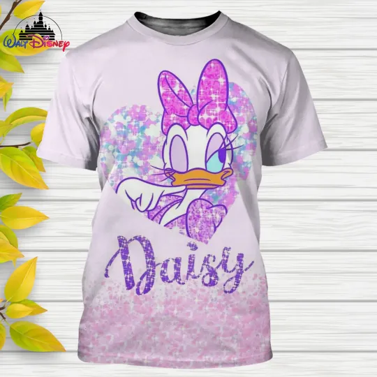 2024 Disney Cute Daisy Duck 3D T-shirt