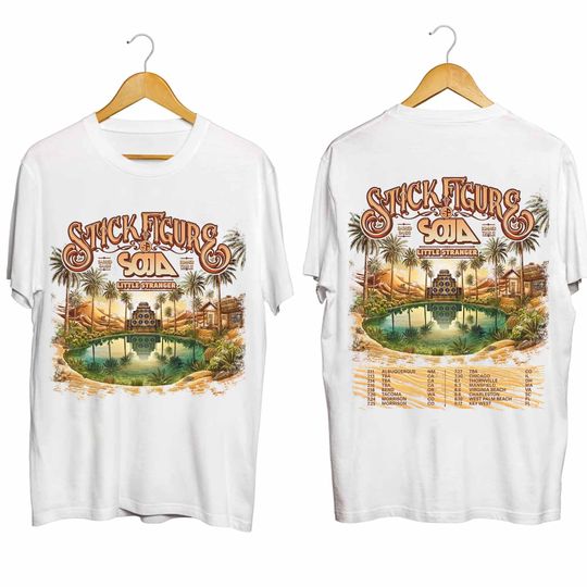 Stick Figure  Sacred Sands Summer Tour 2024 Shirt, Stick Figure Band Fan Shirt
