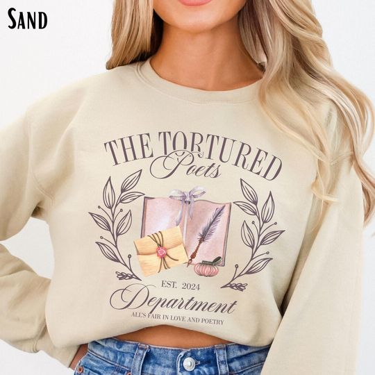 Discover Tortured Poets Sweatshirt, Gift for Her