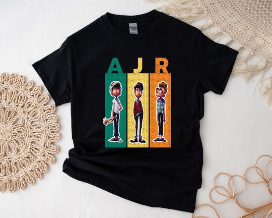 Discover AJR Band Shirt, AJR Classic T-Shirt, AJR Members Chibi Shirt, Ajr Band Merch, Ajr The Maybe Man Tour 2024 Shirt
