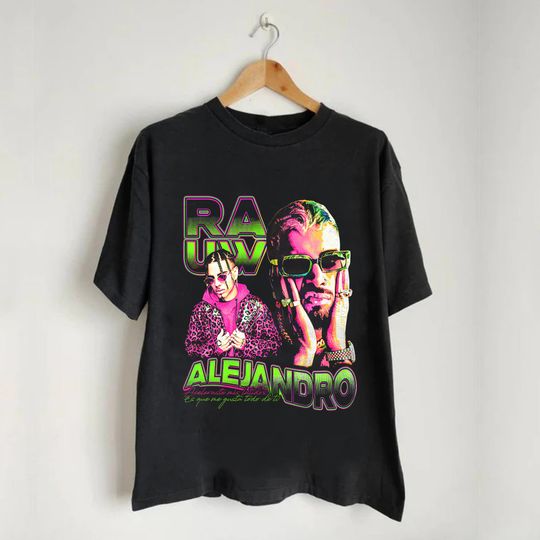 Vintage Rauw Alejandro Shirt, Rauw Alejandro Unisex Graphic Clothing