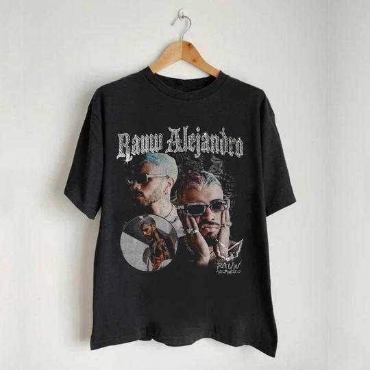Vintage Rauw Alejandro Shirt, Rauw Alejandro Unisex Graphic Clothing