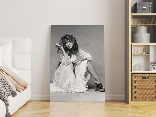 Stevie Nicks Music Poster,, Canvas Painting, Living Room, Home Decor,