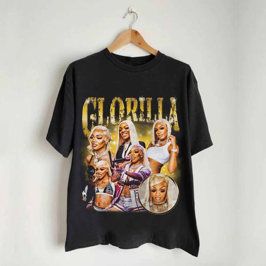 Retro Glorilla Shirt For Fan, Rapper Glorilla Unisex Clothing
