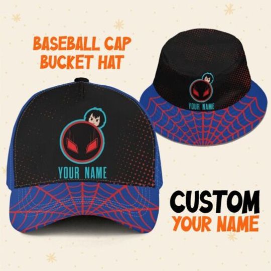 Custom Spiderman Peni Parker Logo Cap, Custom Disney Hat, Spiderman Baseball Cap