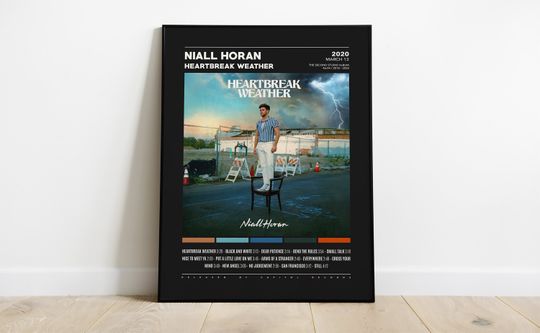 Niall Horan Posters / Heartbreak Weather Poster, Album Cover Poster