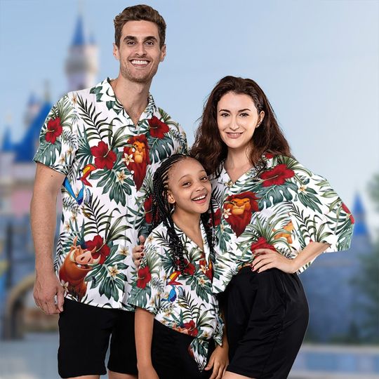 Animal Kingdom Safari Hawaii Shirt, Lion All Over Print T-Shirt
