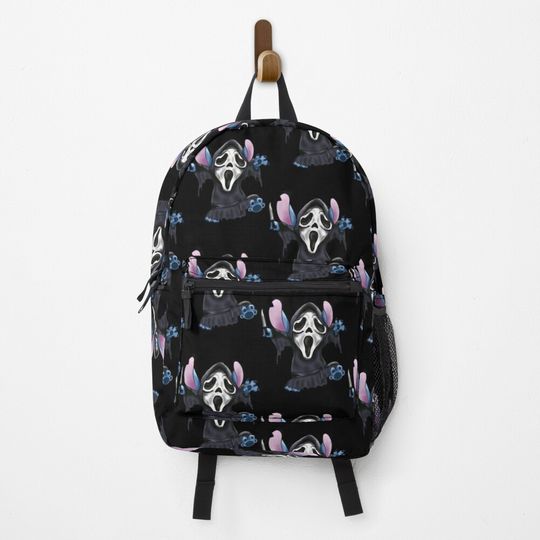 Ghostface Stitch Backpack, Cute Disney Lilo Stitch Backpack