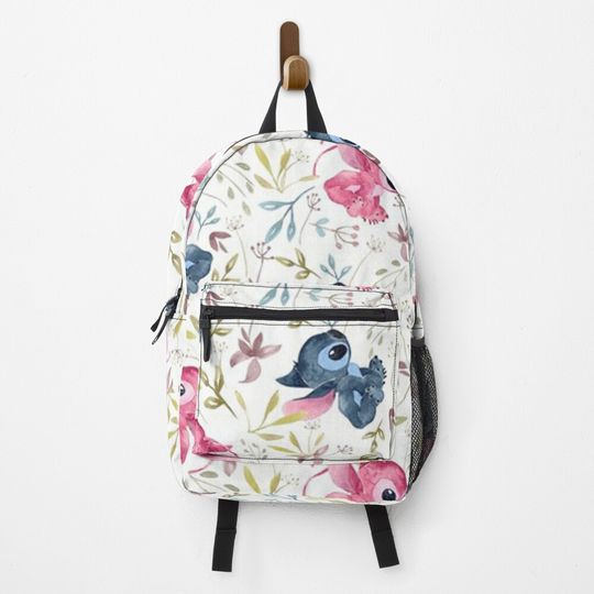 Stitch and Angel Backpack, Cute Disney Lilo Stitch Backpack