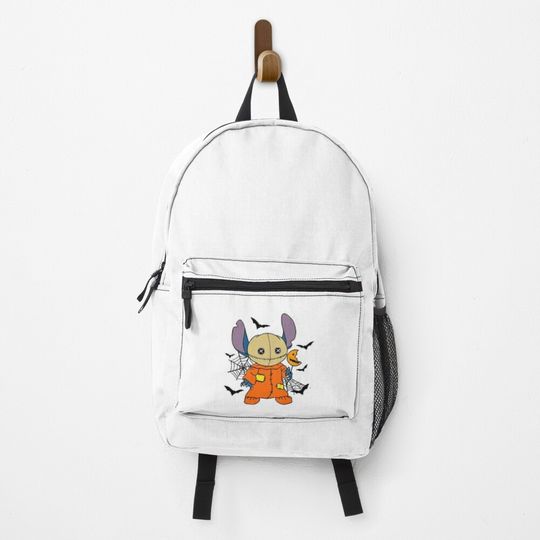 Bundle Stitch Halloween Backpack, Cute Disney Lilo Stitch Backpack