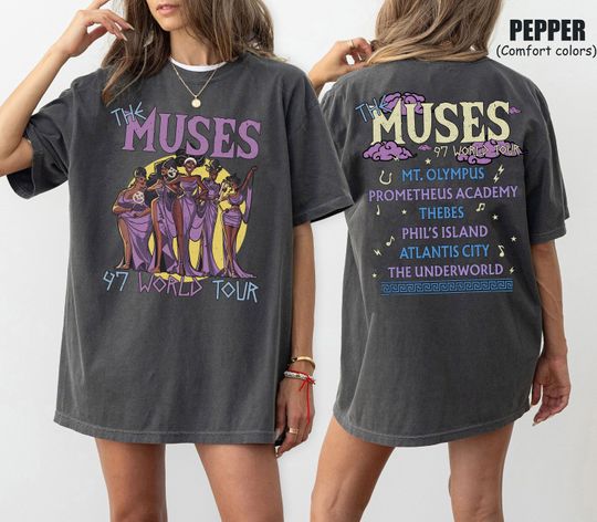 Disney Hercules The Muses 97 World Tour Shirt, Disney Girl Trip