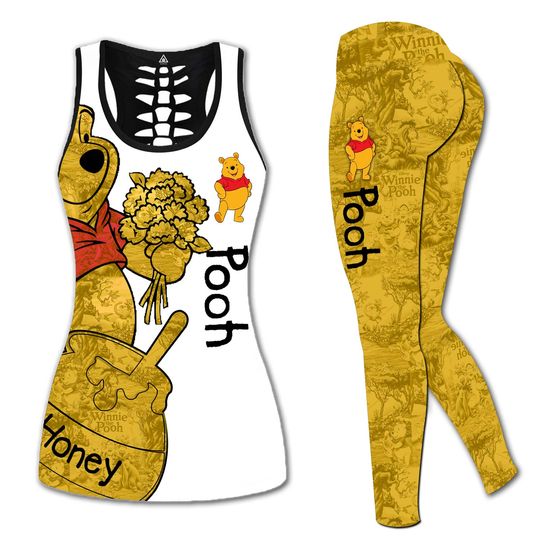Winnie the Pooh Disney Hollow Tank Top Legging Set