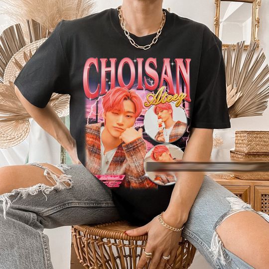 Collectible ATEEZ Choi San Bootleg Tee | Unofficial K-pop Merch - Ateez Shirt - Kpop Merch - Kpop T-shirt - Kpop Gift - Ateez Tee