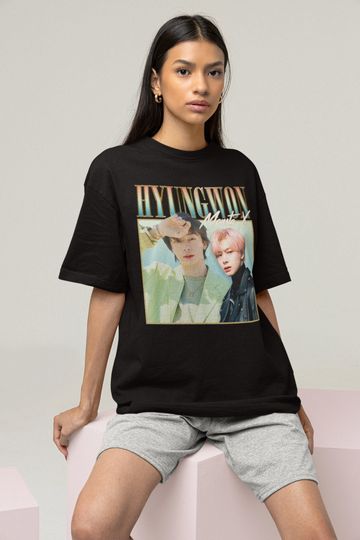 Monsta X Hyungwon T-shirt - Monsta X Shirt - Kpop Shirt - Kpop Merch