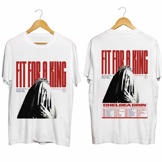 Fit For A King Tour 2024 Double Sided Shirt
