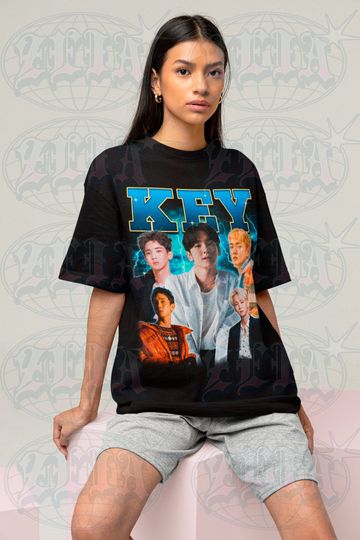 Shinee Key Retro Bootleg T-shirt - Shinee Kpop Tee - Kpop Merch - Kpop Gift for her or him - Shinee Retro Shirt