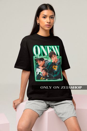 Shinee Onew Retro Classic Tee - Kpop T-shirt - Kpop Merch - Kpop Gift for him or her - Shinee Retro Tee - Homage Bootleg Shirt