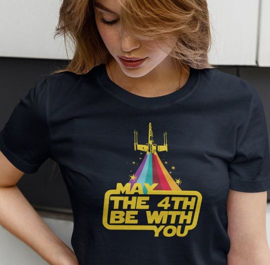 May the 4th be with you T-shirt, may the fourth be with you