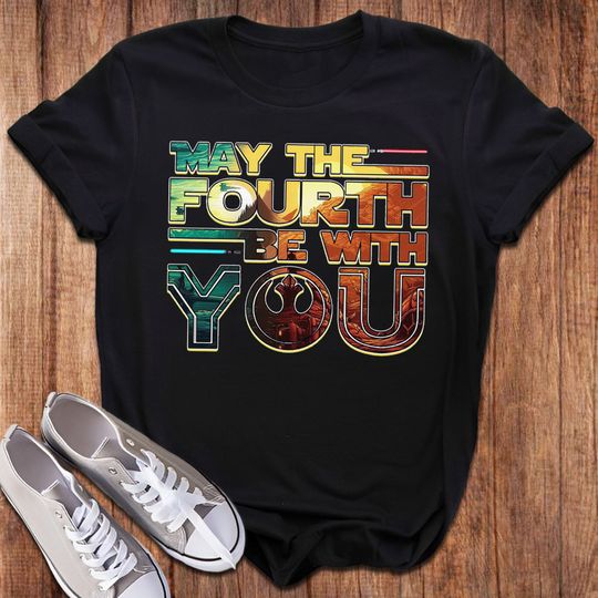 Retro May The Fourth Be With You Shirt, Galaxy Wars Day