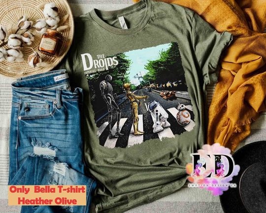 Retro The Droid Imperial Walking Abbey Road T-shirt