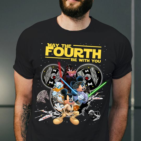 May The Fourth Be With You T Shirt, Star Movie Shirt